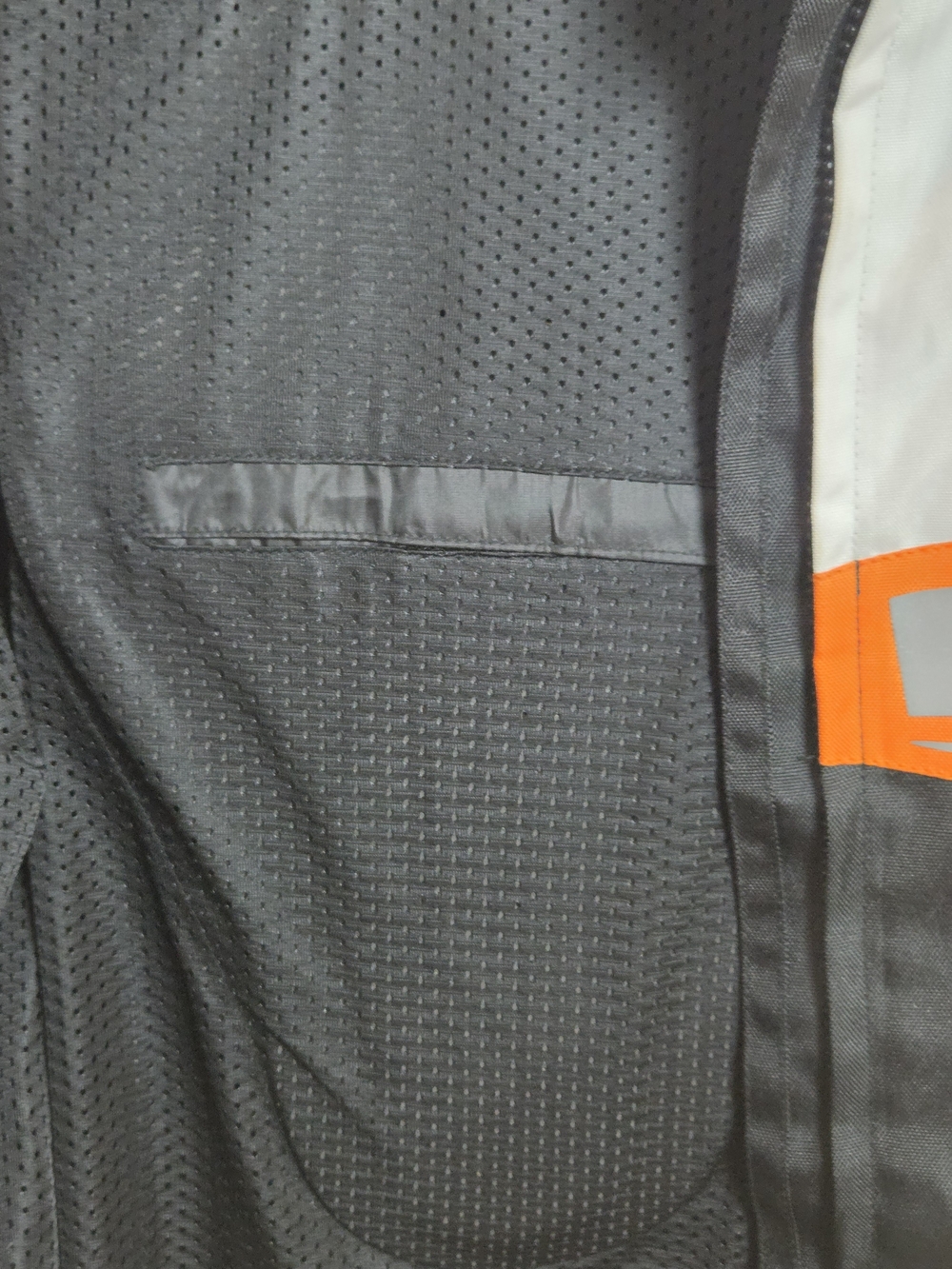 Motorcycle Alpha Men's Black & Orange Performance Riding Jacket - Picture 8 of 16